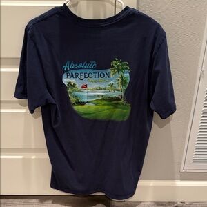 Tommy Bahamas size, small men’s Navy Graphic Tee